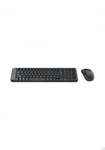 كيبورد عربي وانكليزي وماوس لاسلكي- Logitech MK220 Wireless Keyboard and Mouse Combo
