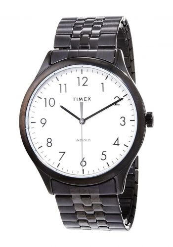 ساعة رجالية باللون الاسود من تايمكس Timex TW2U39800 Easy Reader Men's Watch