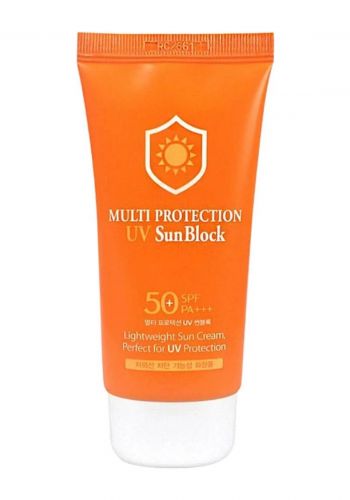 واقي شمسي متعدد الحماية من الأشعة فوق البنفسجية من ثري دبليو كلينيك 70 مل 3W Clinic Multi Protection UV Sun Block Spf 50