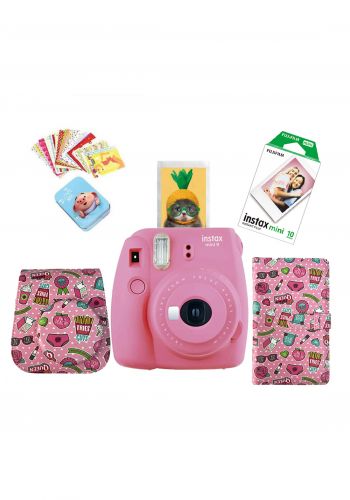 كاميرا فورية ميني 9 مع هدايا من فوجي فيلم Fujifilm Instax Mini 9 Camera