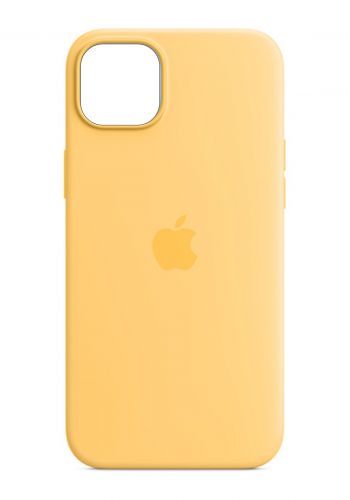 حافظة سليكون لجهاز ايفون 14 بلس iPhone 14 Plus Silicone Case with MagSafe - Sunglow