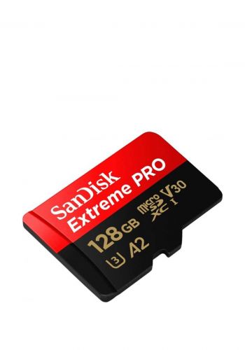 SanDisk Extreme Pro Micro-Sdxc Uhs Card 128gb R (170 Mb) W (90 Mb) بطاقة ذاكرة