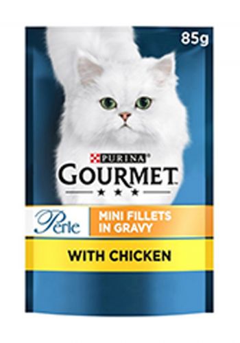 مغلفات كورميت  بطعم الدجاج 85 غم من بورينا Purina Gourmet Wet Cat Food