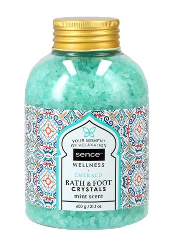 املاح القدم 600 غرام من سينس Sence Bath & Foot Crystals Emerald