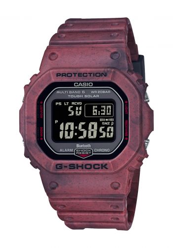 ساعة جي شوك رجالية احمر اللون من كاسيو Casio G-SHOCK GW-B5600SL-4DR Watch