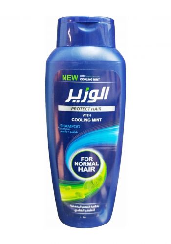 شامبو للشعر العادي بخلاصة النعناع 400 مل من الوزير Alwazir Normal Hair Shampoo 