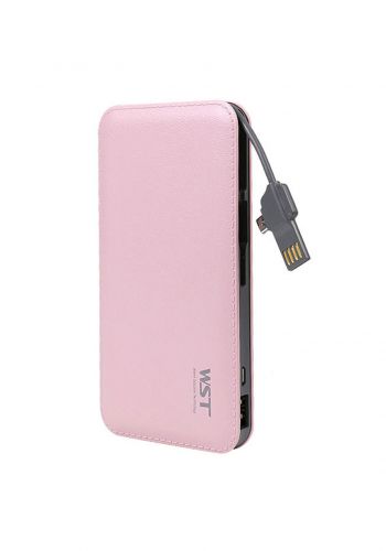 شاحن محمول WST DP622A Power Bank 9000mAh -Pink