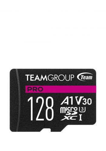 بطاقة ذاكرة Team Group TPUSDX128GIV30AIP03 Micro SDXC 128Gb Pro Memory Card