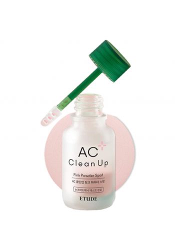 Etude House AC Clean Up Pink Powder Spot محلول لمعالجة الحبوب  