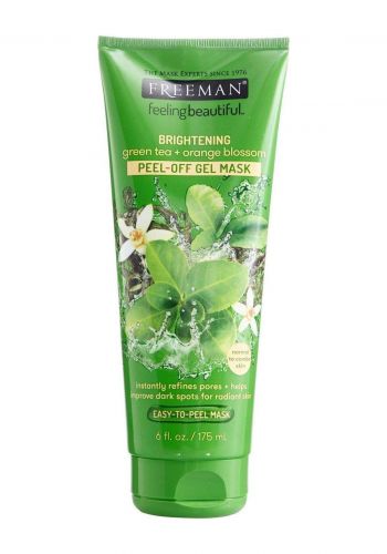 ماسك مقشر للبشرة 175  مل من فريمان Freeman Brightening Green Tea And Orange Blossom Peel -off Gel Mask  