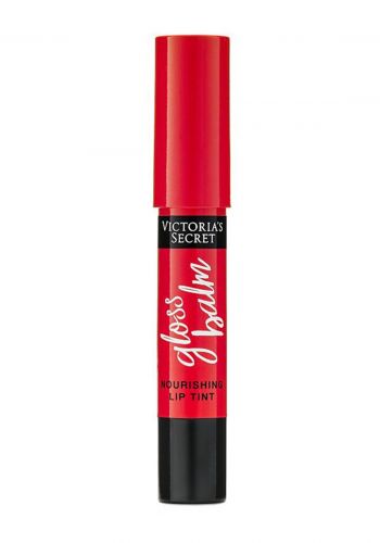 بلسم لامع مغذي للشفاه باللون الاحمر من فكتوريا سيكرت VICTORIAS SECRET KISSED GLOSS BALM NOURISHING LIP TINT RED