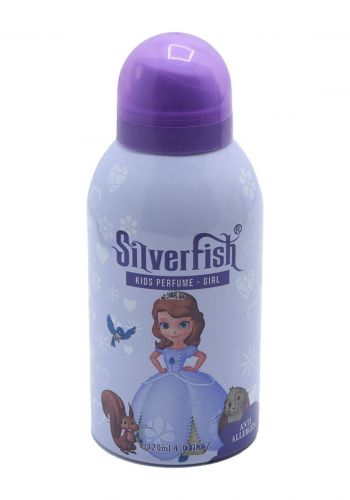 معطر اطفال سمائي اللون 120 مل من سلفر فش Silver Fish Kids Perfume - Girl