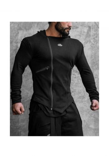  جاكيت رياضي للرجال اسود اللون من بدي انجنيرز Body Engineers Tlantis Men's Vest