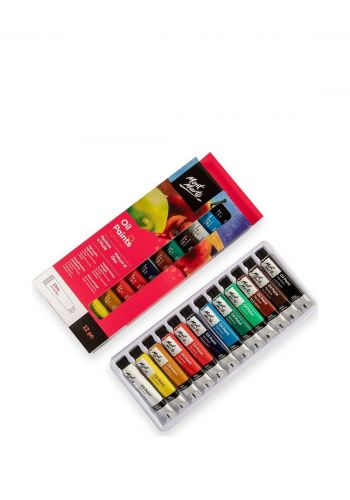 الوان زيتية 12*12 مل من مونت مارت Mont Marte Oil Paints 12 Colours   