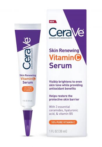 سيروم فيتامين سي لتجديد البشرة 30 مل من سيرافي Cerave Skin Renewing Vitamin C Serum