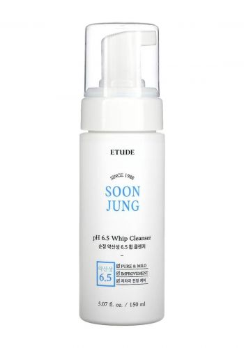 غسول بشرة رغوي  150 مل من إيتود هاوس الكورية  Etude House Soon Jung Ph 6.5 Whip  Cleanser