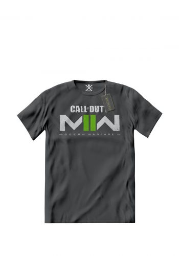 تيشيرت رجالي رصاصي اللون من مستر بلاك Mr Black Men's T-shirt