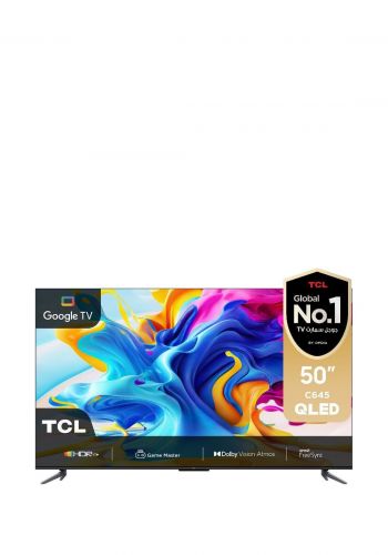 شاشة تلفاز ذكية 50 انش من تي سي ال TCL 50C645 QLED 4K 50" Smart TV