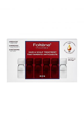 أمبولات علاج تساقط الشعر للنساء 12 أمبولة من فولتين Foltene Men Hair & Scalp Treatment Ampoules