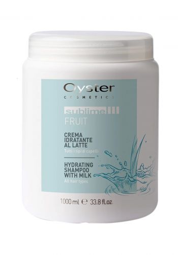 ماسك مرطب لجميع انواع الشعر بخلاصة الحليب 1000 مل من أويستر Oyster Sublime Fruit Hydrating Milk Mask 
