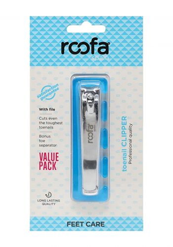 مقراضة لأظافر القدم مع فاصلة للأظافر من روفا Roofa Toe Nail Clipper+Separator