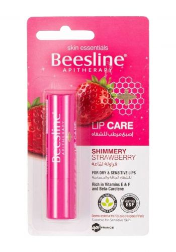 مرطب شفاه بالفراولة 4 غم من بيزلين Beesline Lip Care Strawberry