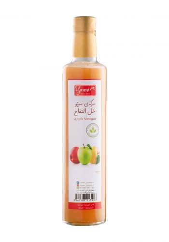 خل التفاح الطبيعي 500 مل من ياني Yanni natural apple veniger