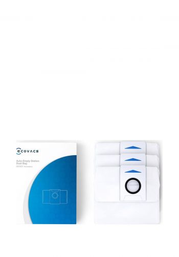 سيت اكياس فلتر لمكنسة الروبوت 3 أكياس من ايكوفاكس Ecovacs Deebot T20 OMNI  Auto-Empty Station Disposable Bags