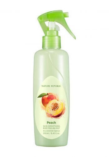 بخاخ مقشر ومنعم الجسم بالخوخ 250 مل من نيتشر ريببلك Nature Republic Skin Smoothing Body Peeling Mist Peach