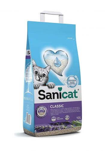 Sanicat  Cat Litter  رمل عطري برائحة  لافندر 10 لتر من سانيكات