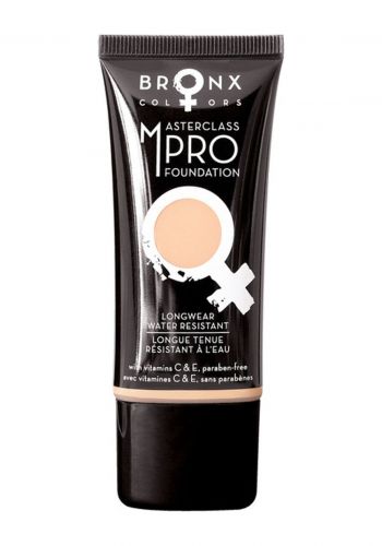 كريم أساس بدرجة لون 05 33 مل من برونكس  Bronx Master Class Pro Foundation Porcelain 05 