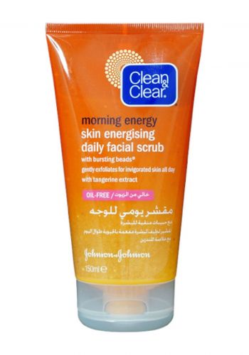 مقشر يومي للوجه بخلاصة المندرين 150 مل من كلين اند كلير Clean & Clean Skin Energising Daily Facial Scrub