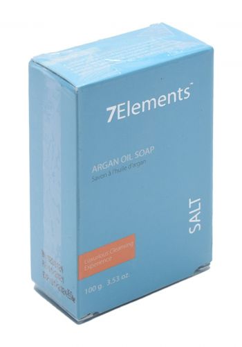 صابون بزيت الارجان واملاح البحر الميت 100 غم من 7 ايلمنتس 7Elements Argan Oil Soap