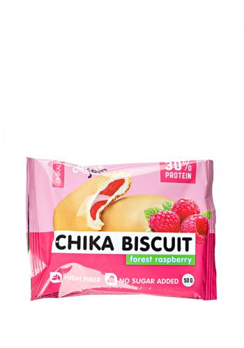بسكويت بروتين بنكهة التوت 50 غم من شيكا Chika lab Protein forest raspberry biscuits