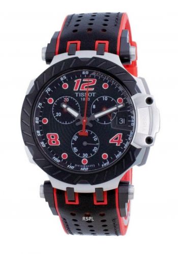 ساعة للرجال بسوار اسود اللون من تيسوت Tissot T1154172705704 Men's Watch
 