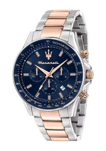 ساعة رجالية 44 ملم من مازيراتي Maserati R8873640022 Sfida Men's Watch  