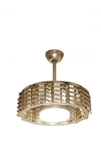 مروحة سقفية بدون ريش  20 انش من فيرست شاين 1stshine IBCF-C01 DC Motor Wooden Finish Ceiling Fan 