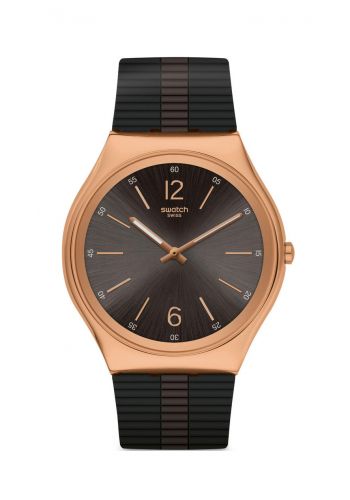 ساعة رجالية بنية اللون اللون من سواج  Swatch SS07G102 Men's Watch