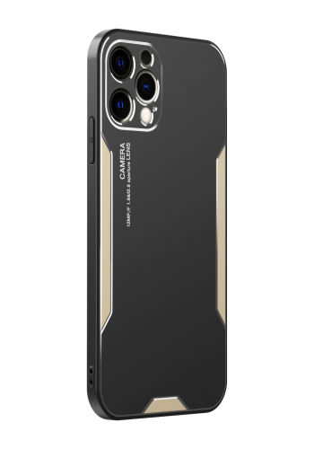 حافظة موبايل لجهاز آيفون 11 برو ماكس Fashion Case MS-10006 IT-21 Aluminum & Silicone Mixture Phone Case iPhone 11 Pro Max
