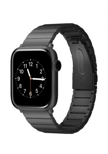 Viva Madrid Lavier Metal Watch Strap for Apple Watch 44mm - Black سوار ساعة ذكية من فيفا مدريد