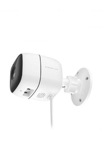 كاميرا مراقبة ذكية من باورولوجي Powerology PSOWCFWH Wi-Fi Smart Outdoor Camera - White