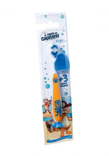 فرشاة اسنان الاطفال من كابتينيو   capitano Baby +3 Teeth brush