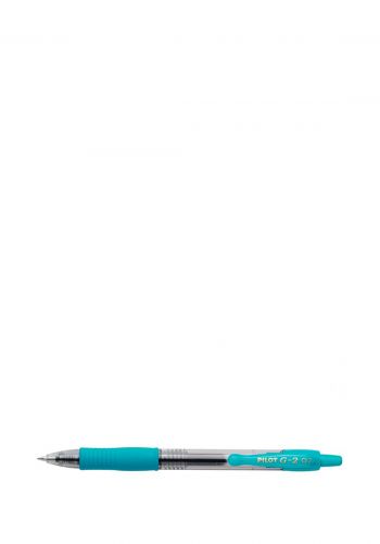 قلم حبر جاف ازرق اللون من بايلوت Pilot G2 Premium Refillable & Retractable Rolling Ball Gel Pen