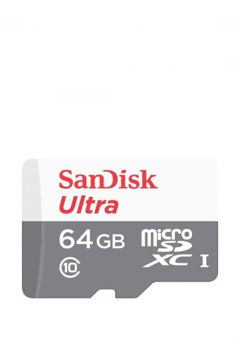 بطاقة ذاكرة Sandisk Ultra Class 10 Sdxc Micro Sd Card 64 Gb 