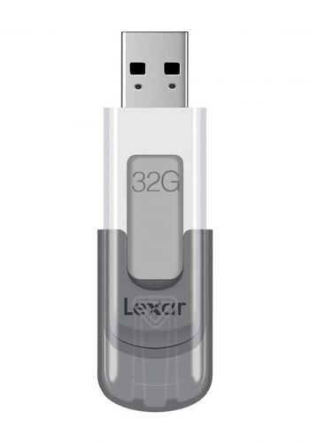 Lexar  LJDV100-32GABGY V100 USB 3.0-32GB Flash Drive-Gray فلاش من ليكسر