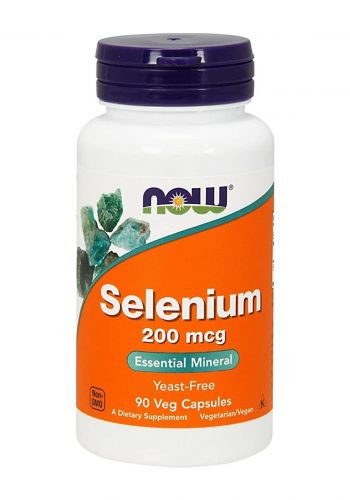 مكمل سيلينيوم 90 كبسولة من ناو NOW Supplements, Selenium (L-Selenomethionine) 