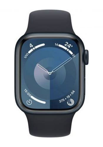 ساعة ابل 41 ملم  Apple Watch Series 9 GPS Case with Midnight Sport Band
