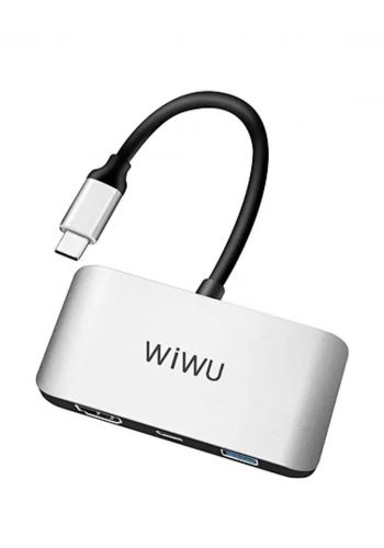 موزع 3 في 1 تايب سي Wiwu C2H Alpha 3 In 1 USB-C Hub  