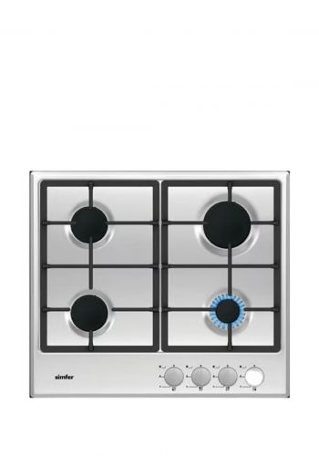 طباخ منضدي غازي 4 عيون ستيل من سيمفر Simfer H6401VGRM-FFD Gas Cooker