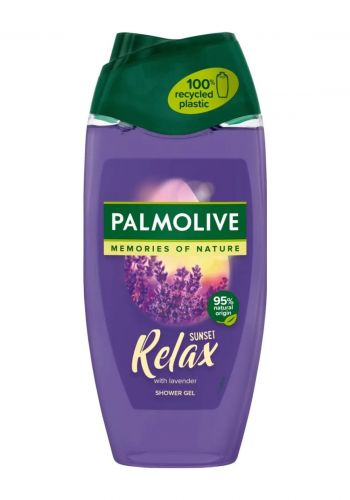 جل الاستحمام لجميع انواع البشرة برائحة زهور اللافندر 250 مل من بالموليف Palmolive Sunset Relax - Lavender